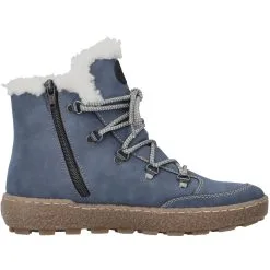Rieker Schnürboots N1030 In Blau 9 Rieker Schnürboots N1030 In Blau -Rieker rieker schnurboots n1030 in blau 2
