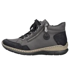 Rieker Schnürboots N3244 In Schwarz