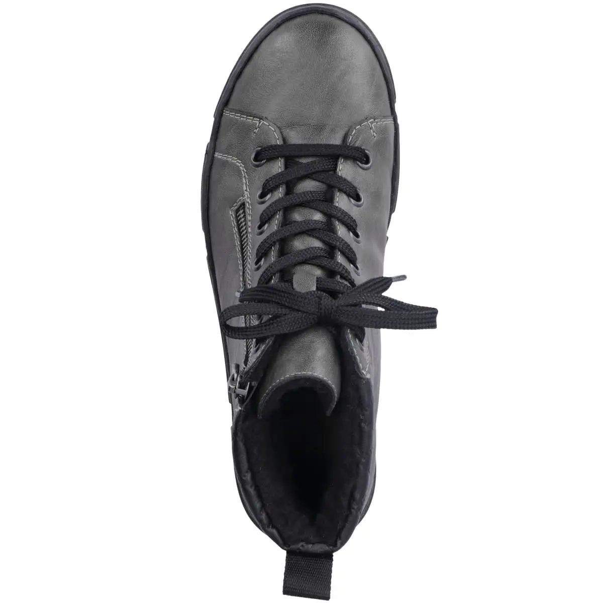 Rieker Schnürboots N5909 In Grau 4 Rieker Schnürboots N5909 In Grau – Bild 2