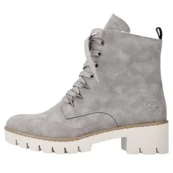 Rieker Schnürboots X5701 In Grau