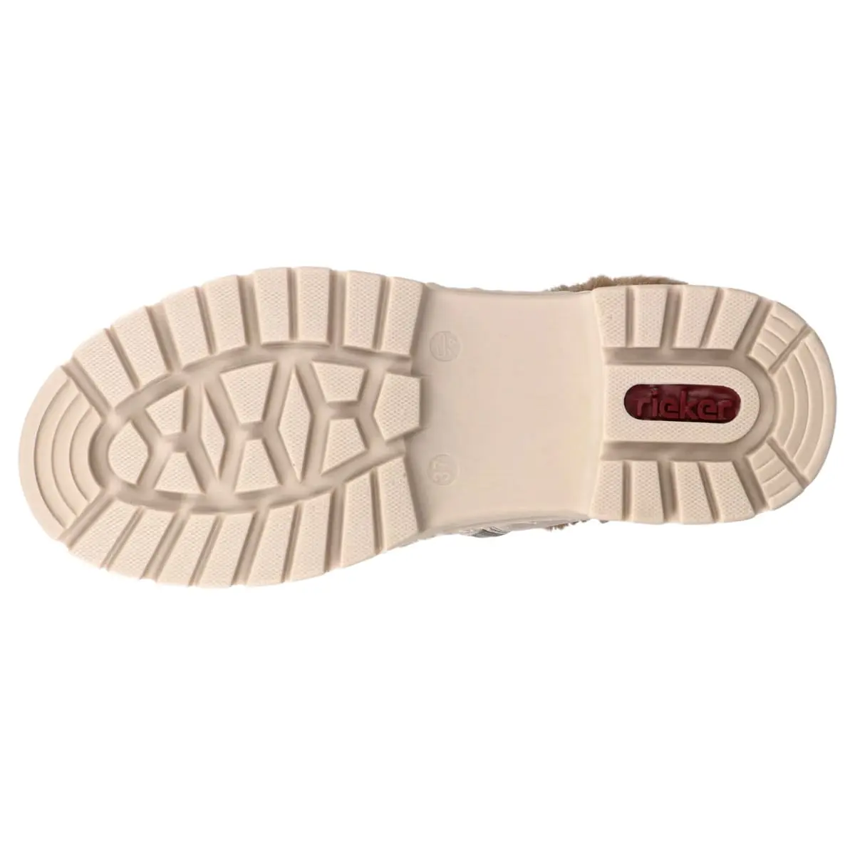 Rieker Schnürboots X8542 In Creme 7 Rieker Schnürboots X8542 In Creme – Bild 5