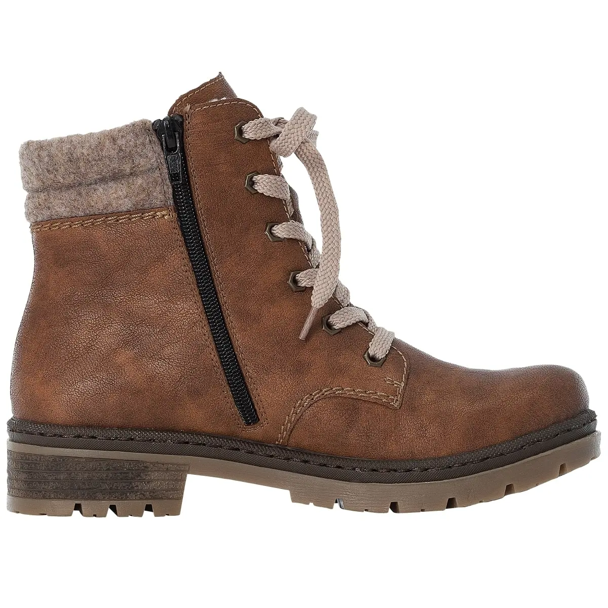 Rieker Schnürboots Y7428 In Braun 5 Rieker Schnürboots Y7428 In Braun – Bild 3