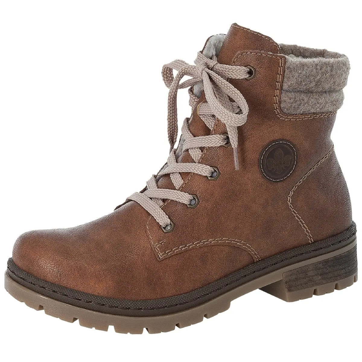 Rieker Schnürboots Y7428 In Braun 6 Rieker Schnürboots Y7428 In Braun – Bild 4