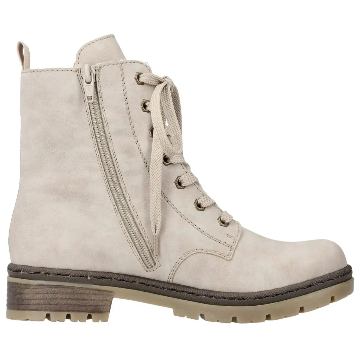 Rieker Schnürboots Y7446 In Creme 5 Rieker Schnürboots Y7446 In Creme – Bild 3