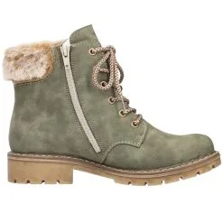 Rieker Schnürboots Y9100 In Gruen -Rieker rieker schnurboots y9100 in gruen 2