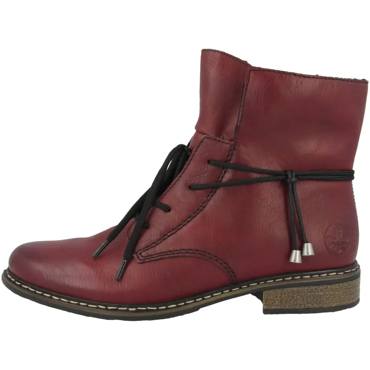 Rieker Schnürboots Z4922 In Rot 3 Rieker Schnürboots Z4922 In Rot