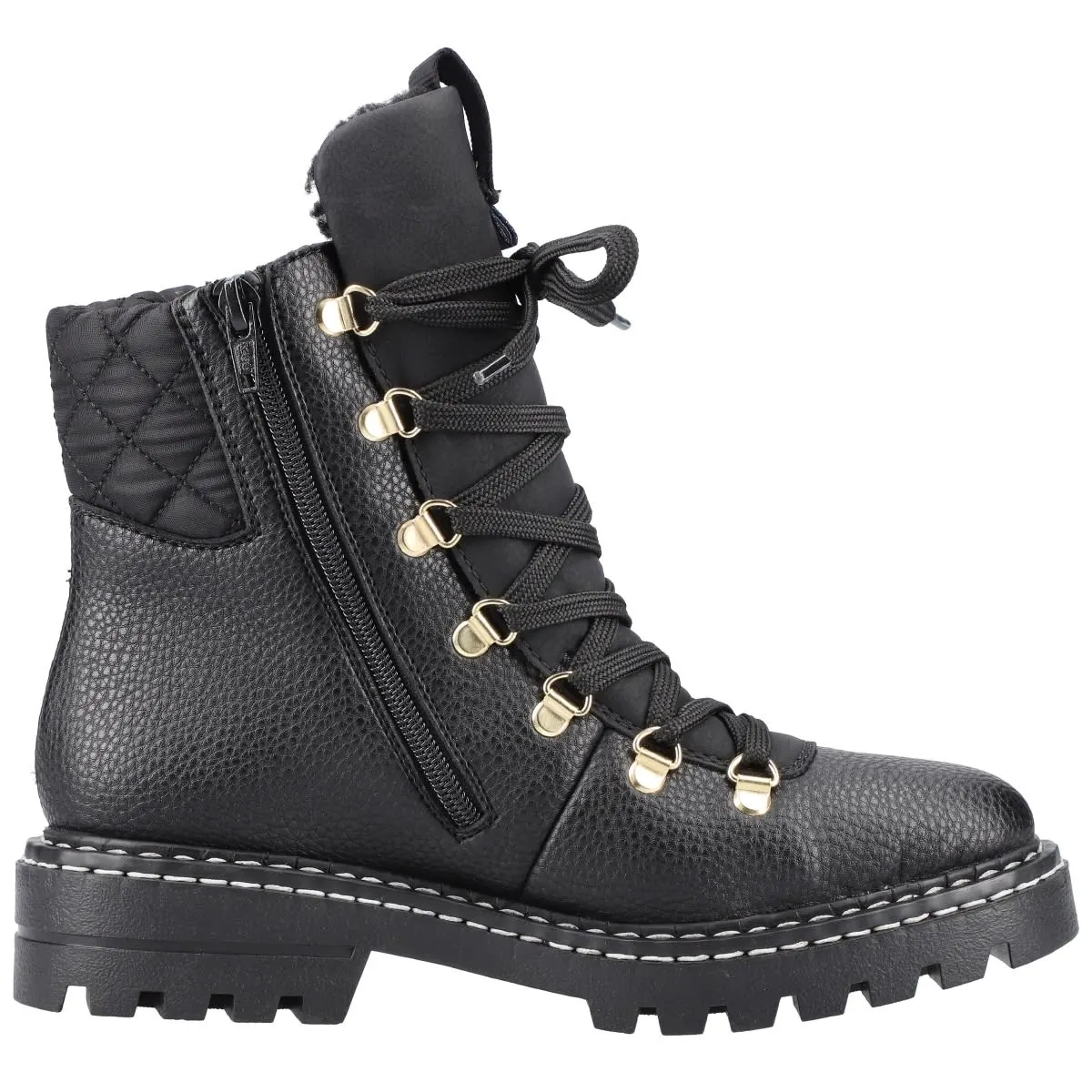 Rieker Schnürboots Z5500 In Schwarz 5 Rieker Schnürboots Z5500 In Schwarz – Bild 3