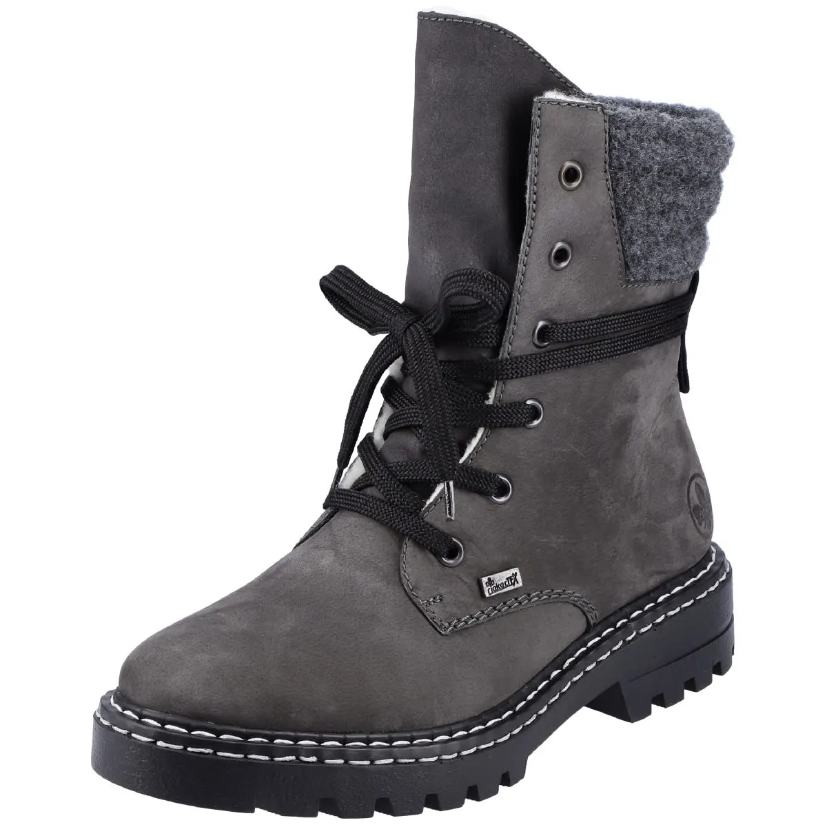 Rieker Schnürboots Z5531 In Grau 6 Rieker Schnürboots Z5531 In Grau – Bild 4