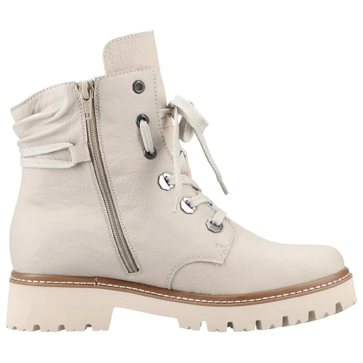 Rieker Schnürboots Z5724 In Beige 5 Rieker Schnürboots Z5724 In Beige – Bild 3