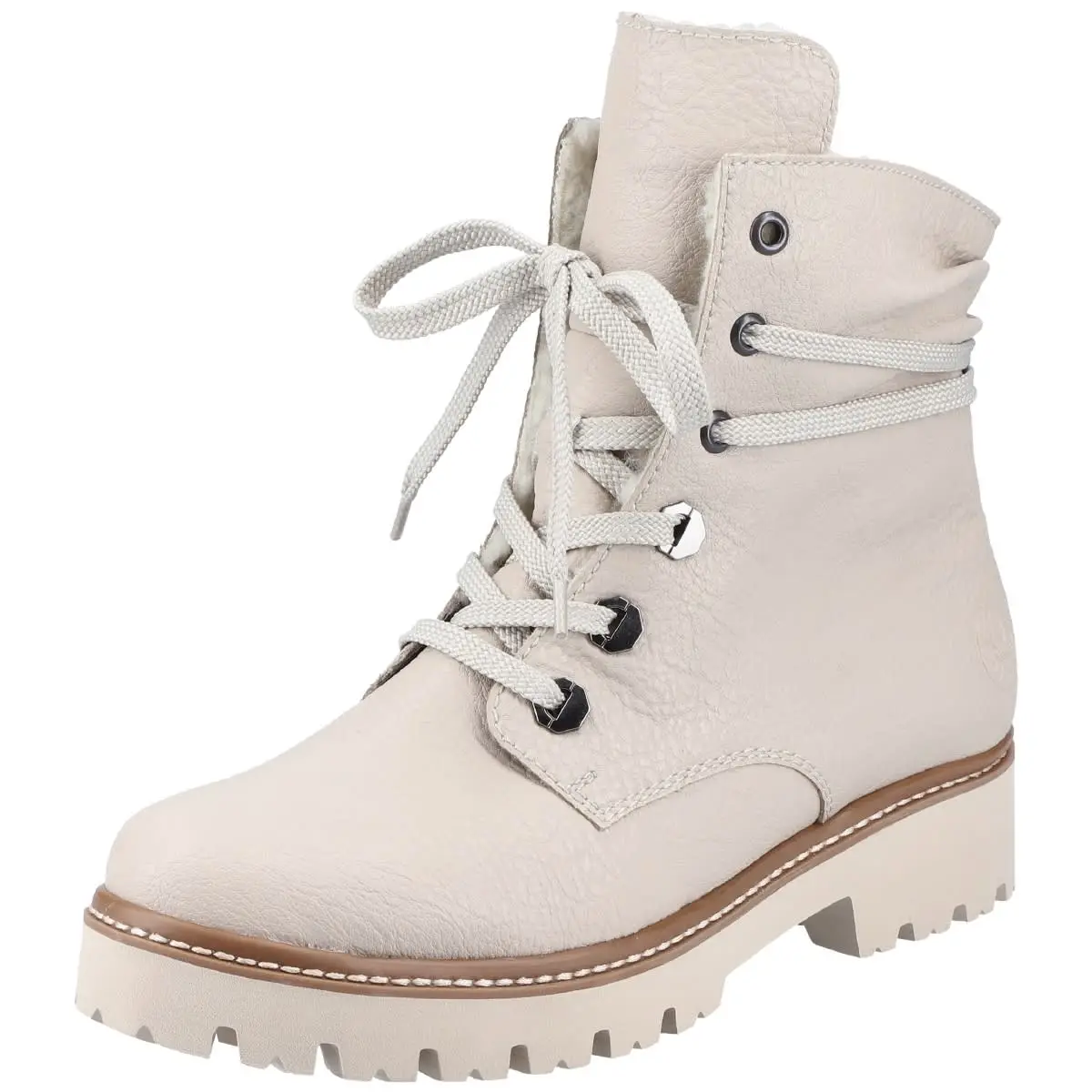 Rieker Schnürboots Z5724 In Beige 6 Rieker Schnürboots Z5724 In Beige – Bild 4