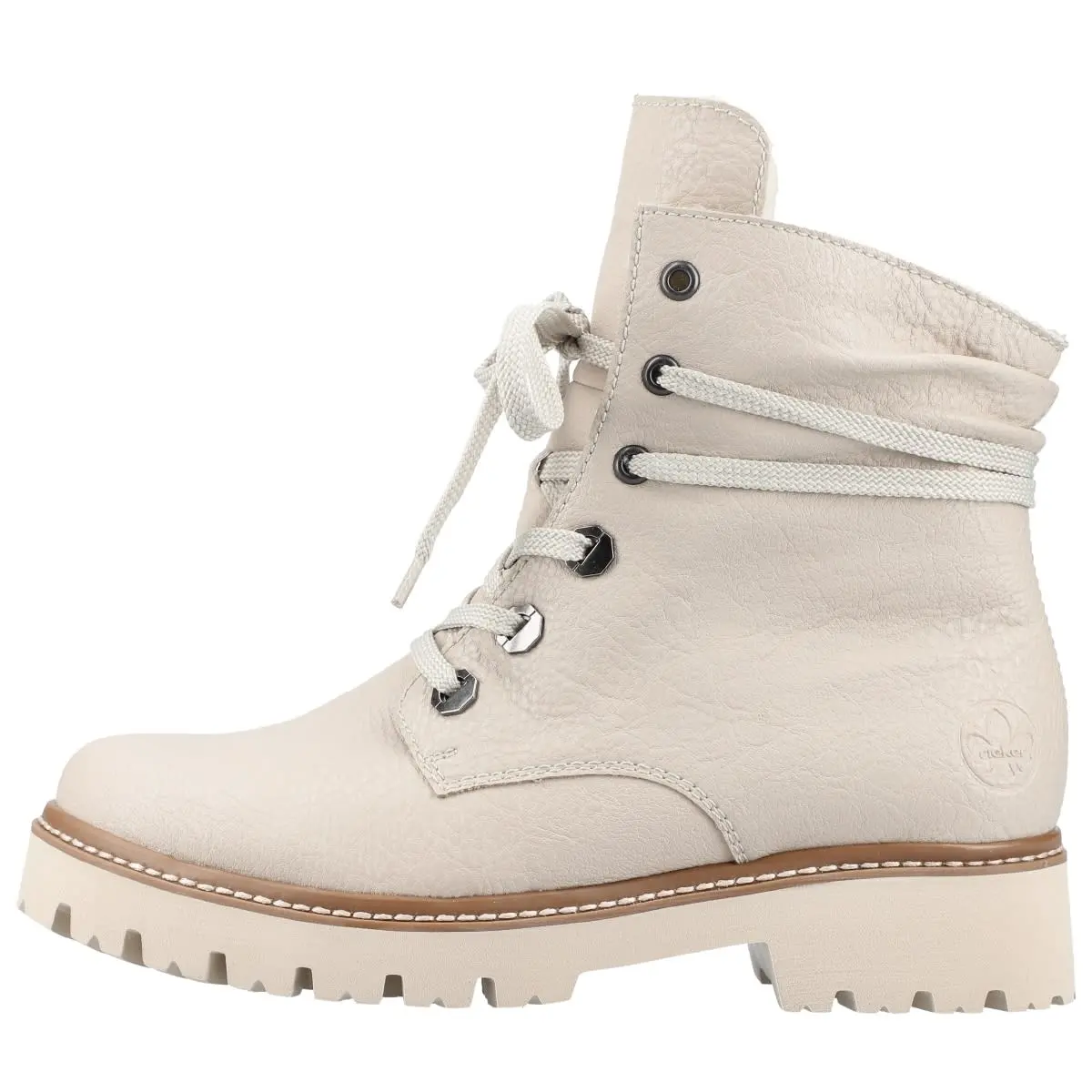 Rieker Schnürboots Z5724 In Beige 3 Rieker Schnürboots Z5724 In Beige