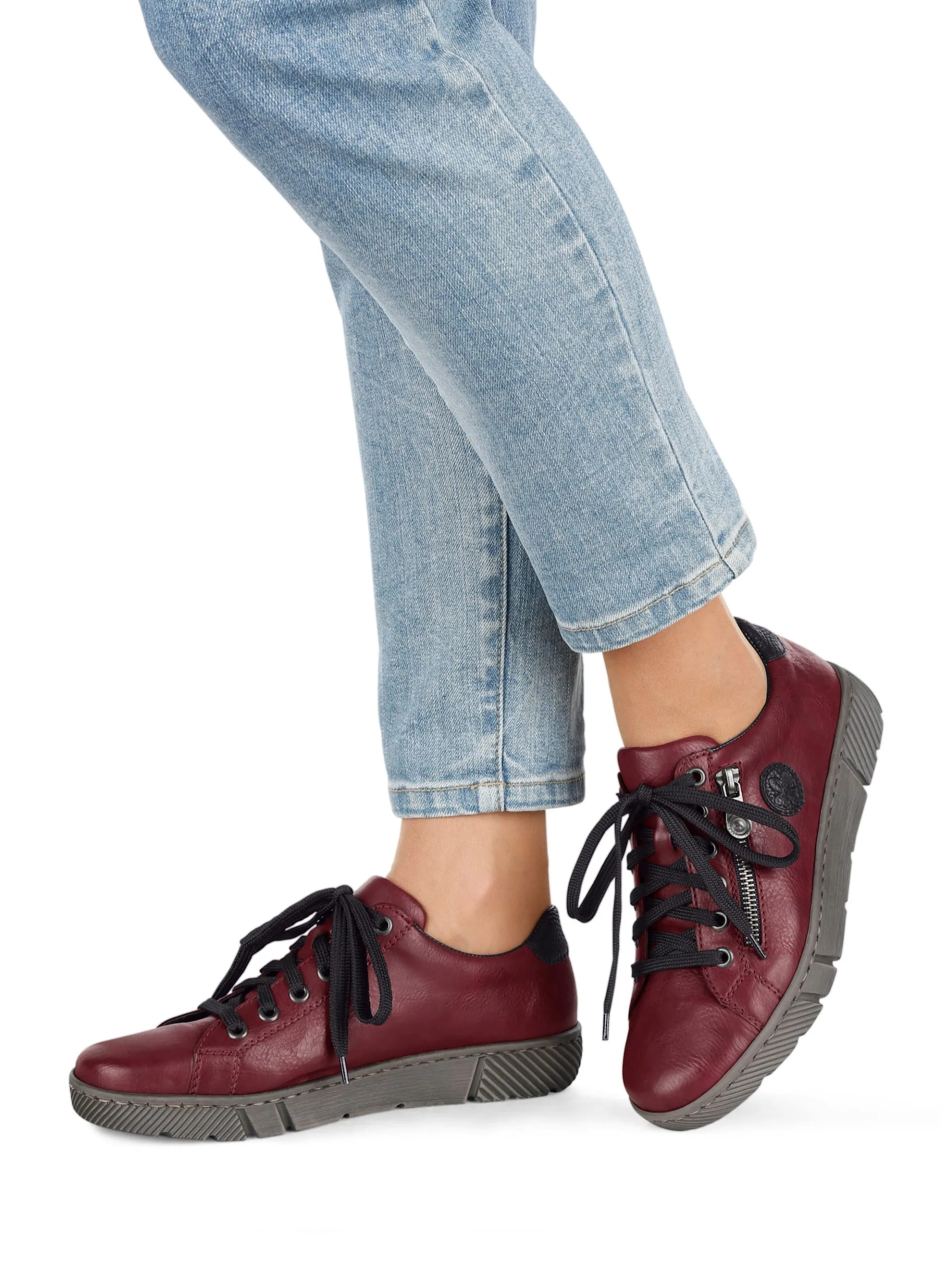 Rieker Schnürschuh In Bordeaux 5 Rieker Schnürschuh In Bordeaux – Bild 3