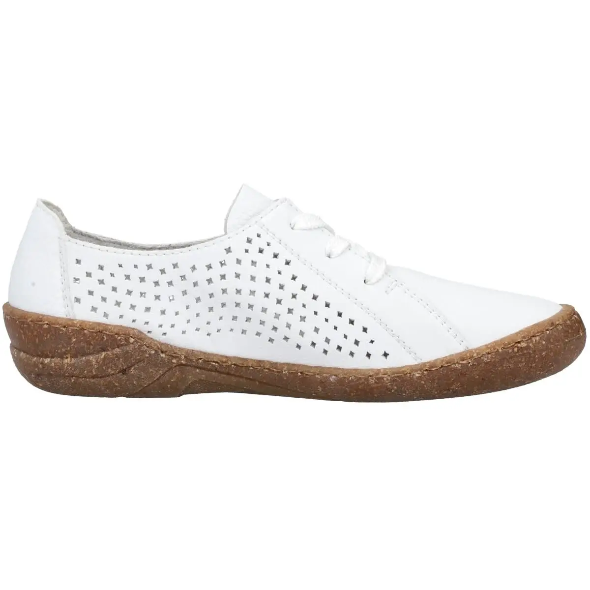 Rieker Schnürschuhe 54515 In Weiss 5 Rieker Schnürschuhe 54515 In Weiss – Bild 3