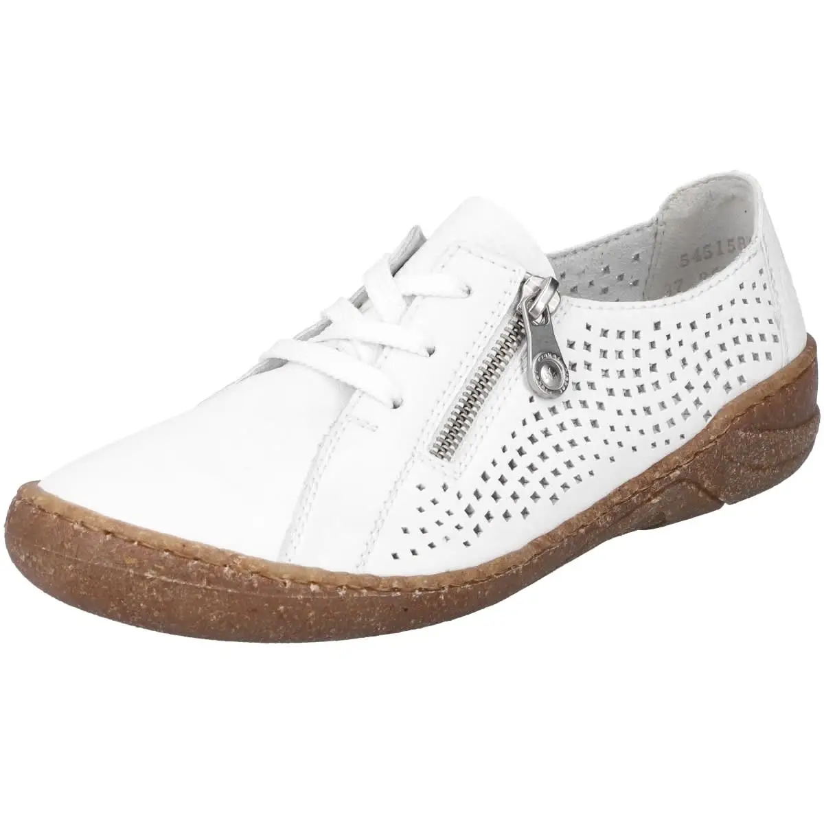 Rieker Schnürschuhe 54515 In Weiss 6 Rieker Schnürschuhe 54515 In Weiss – Bild 4