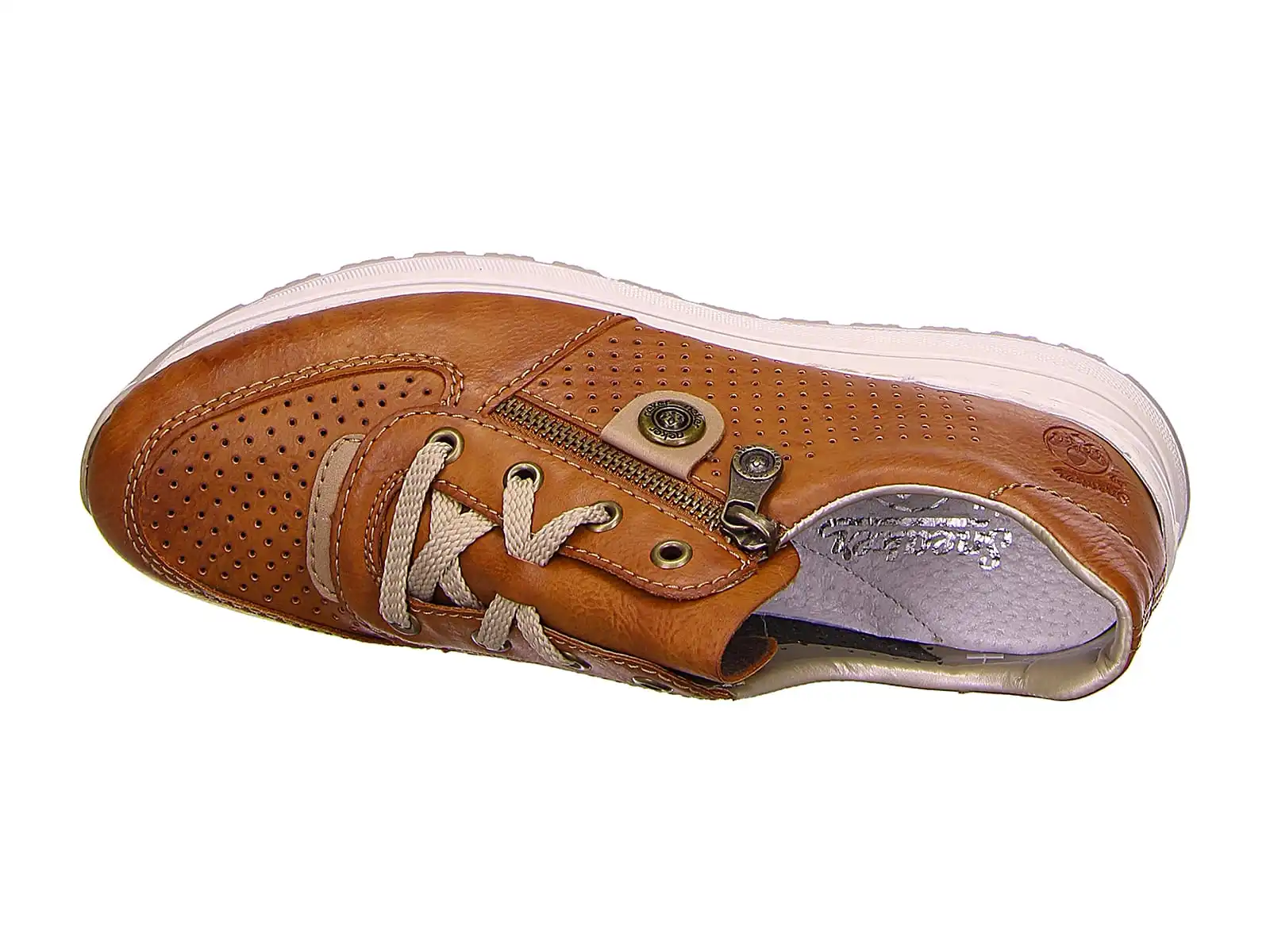 Rieker Schnürschuhe In Braun 7 Rieker Schnürschuhe In Braun – Bild 5