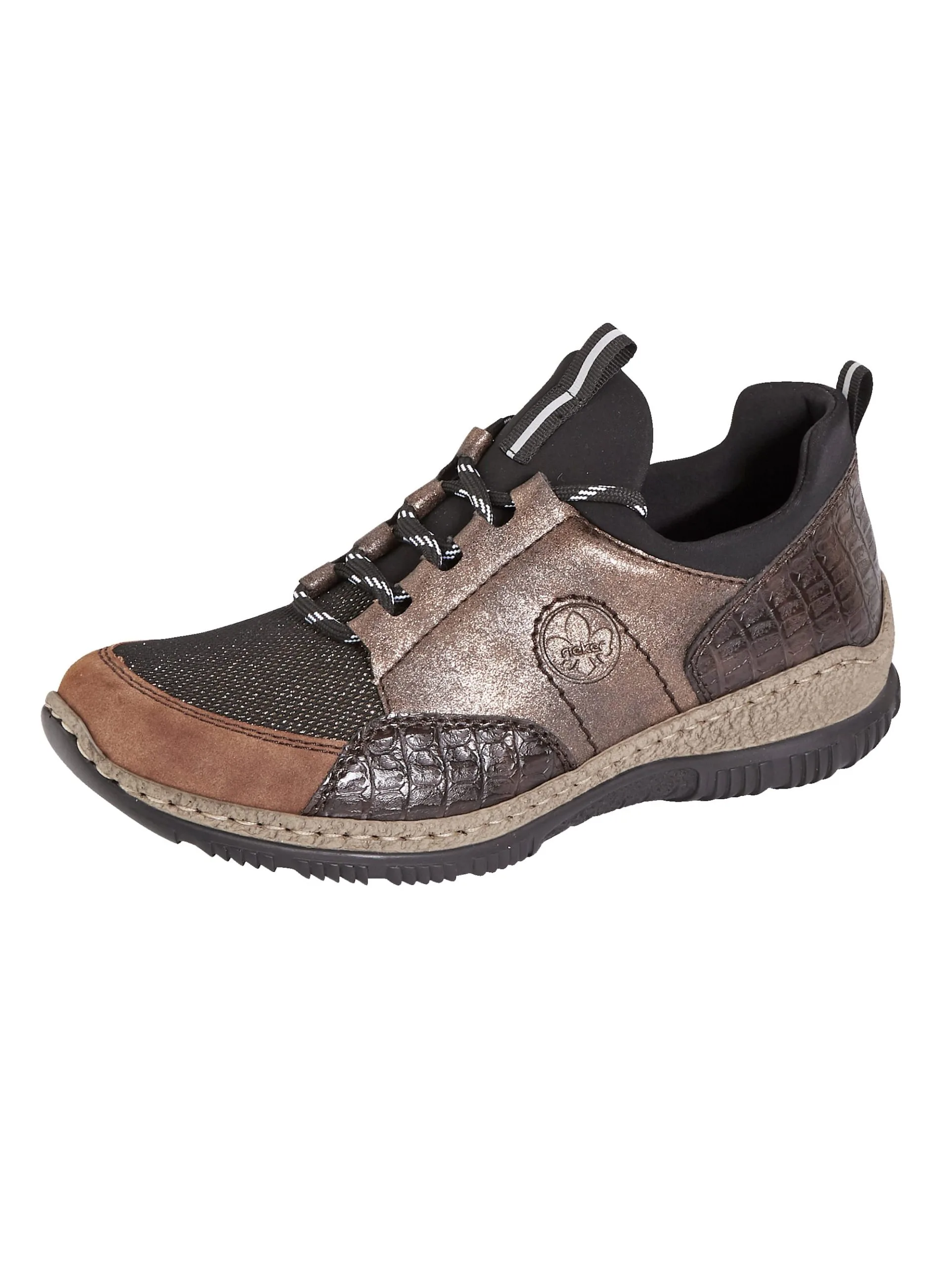 Rieker Schnürschuhe In Braun Kombiniert 3 Rieker Schnürschuhe In Braun Kombiniert