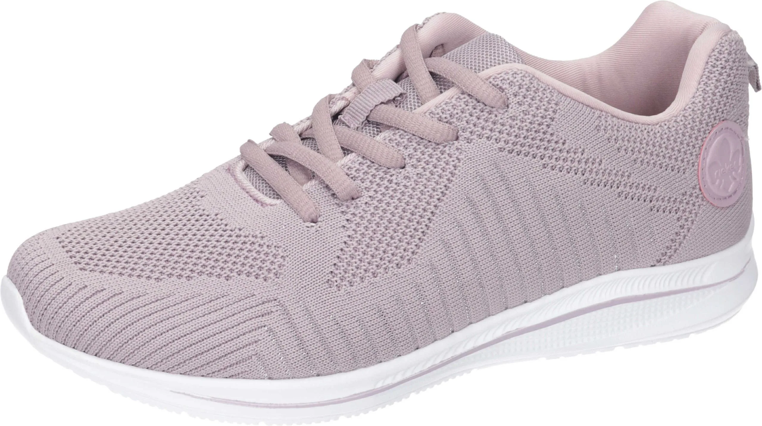 Rieker Schnürschuhe In Flieder-silber 3 Rieker Schnürschuhe In Flieder-silber