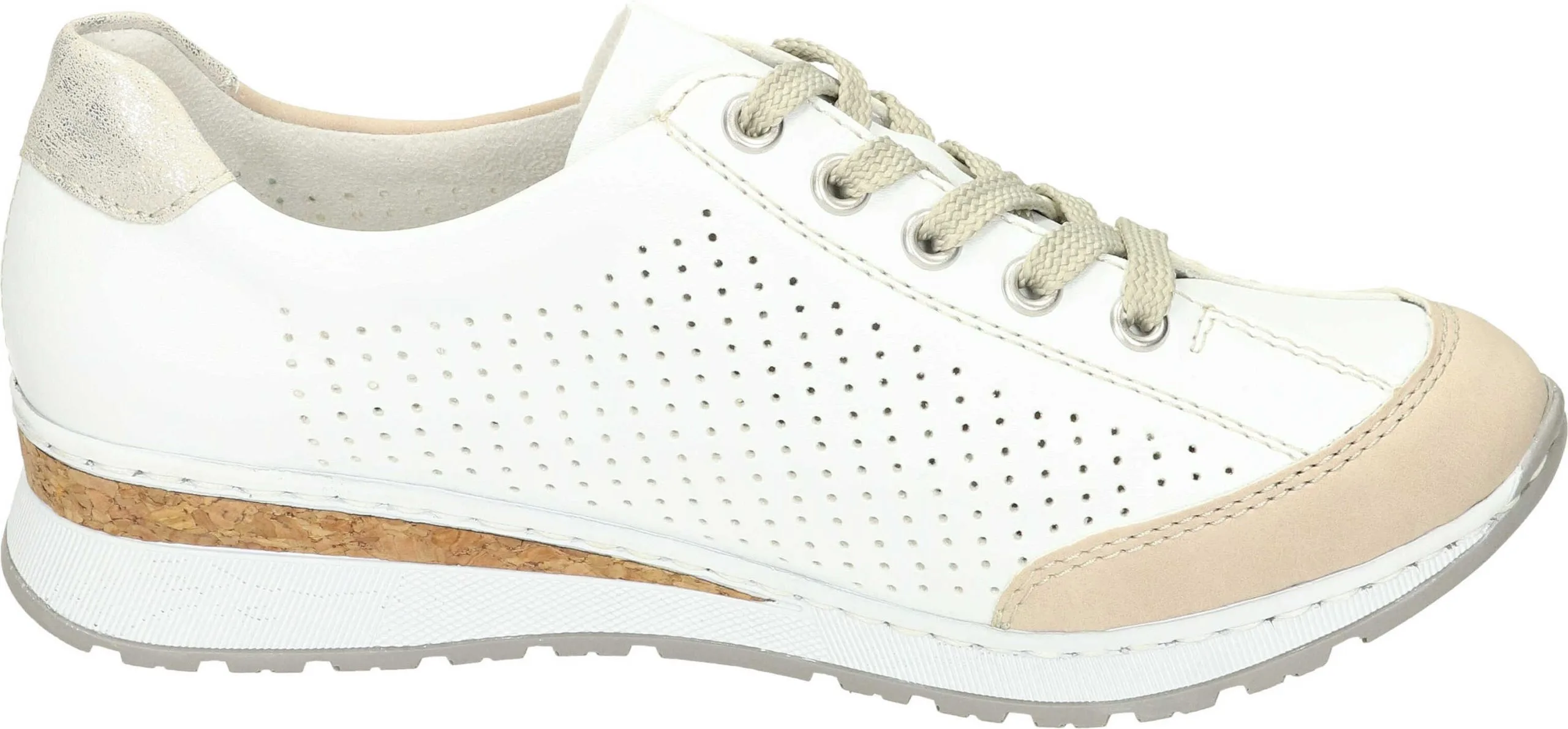 Rieker Schnürschuhe In Ginger/weiss/pistazie/fog-silver 6 Rieker Schnürschuhe In Ginger/weiss/pistazie/fog-silver – Bild 4