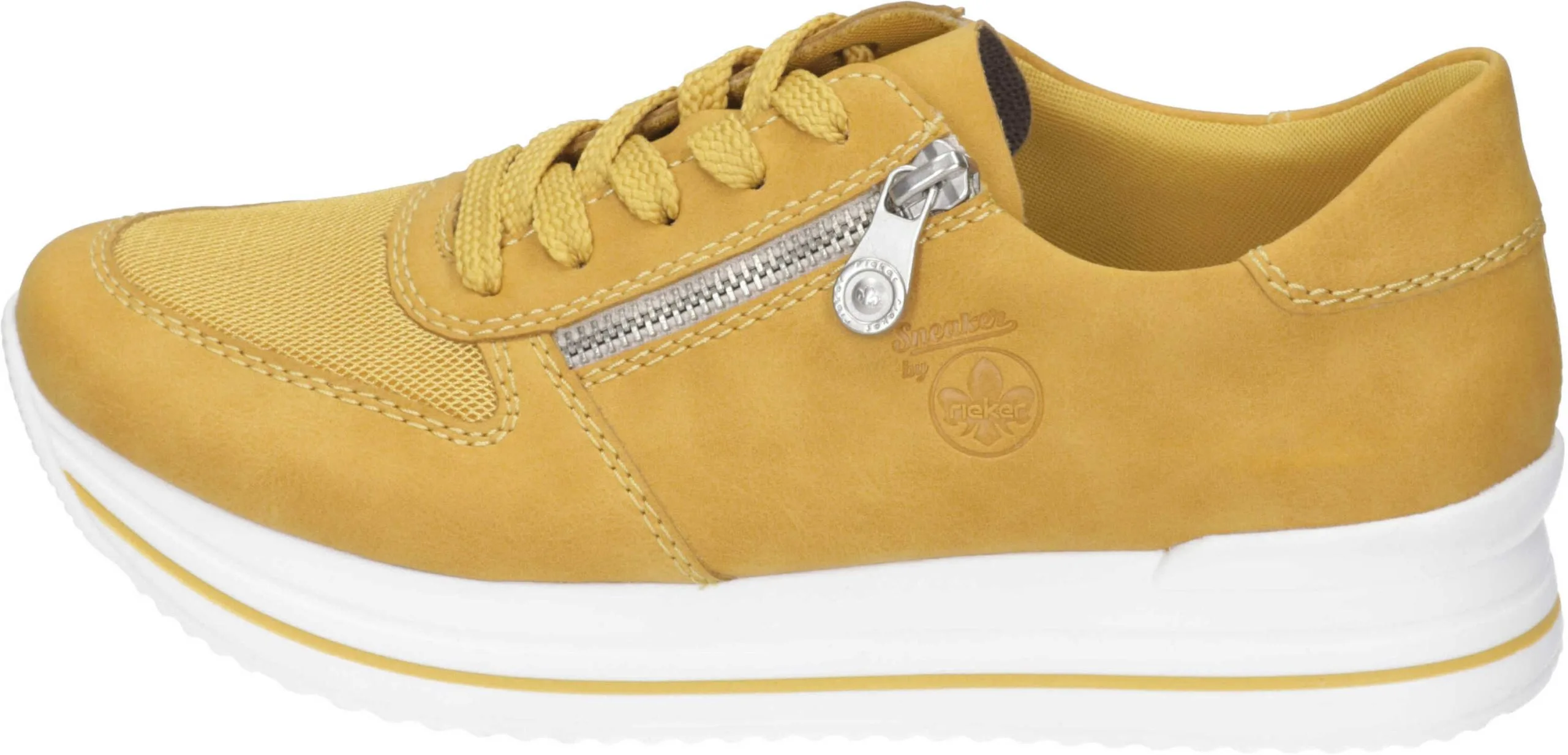 Rieker Schnürschuhe In Honig/mais 4 Rieker Schnürschuhe In Honig/mais – Bild 2