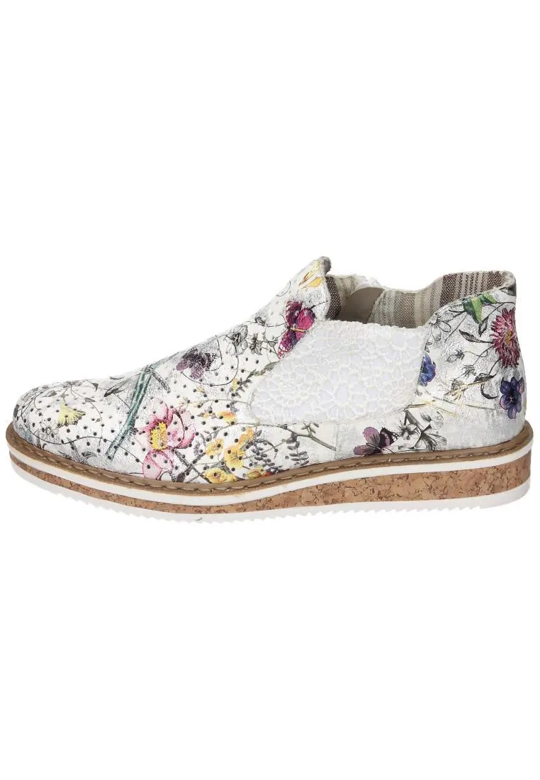 Rieker Schnürschuhe In Ice-multi/weiss 4 Rieker Schnürschuhe In Ice-multi/weiss – Bild 2