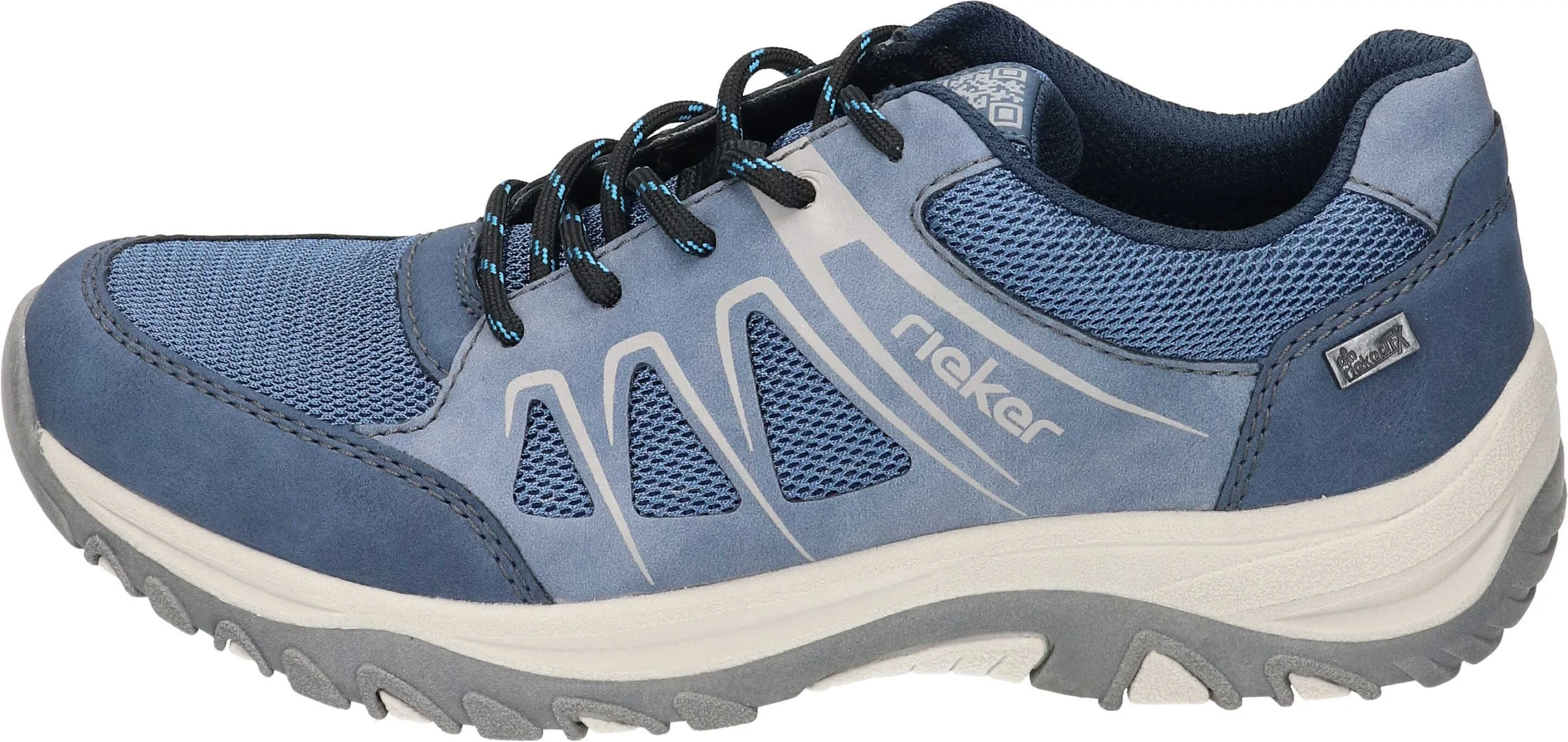 Rieker Schnürschuhe In Jeans/atlantis/lightblue 4 Rieker Schnürschuhe In Jeans/atlantis/lightblue – Bild 2