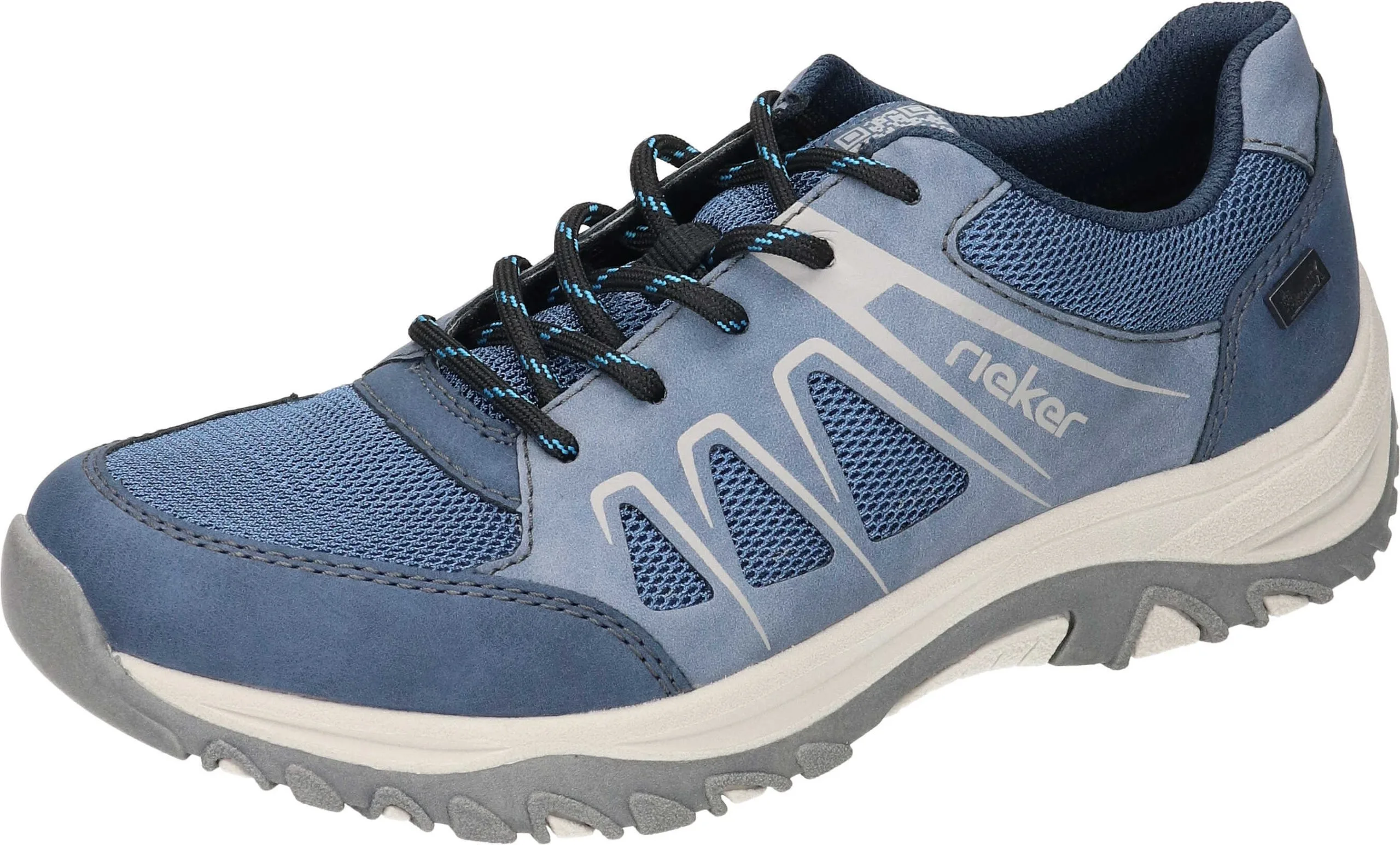 Rieker Schnürschuhe In Jeans/atlantis/lightblue 3 Rieker Schnürschuhe In Jeans/atlantis/lightblue