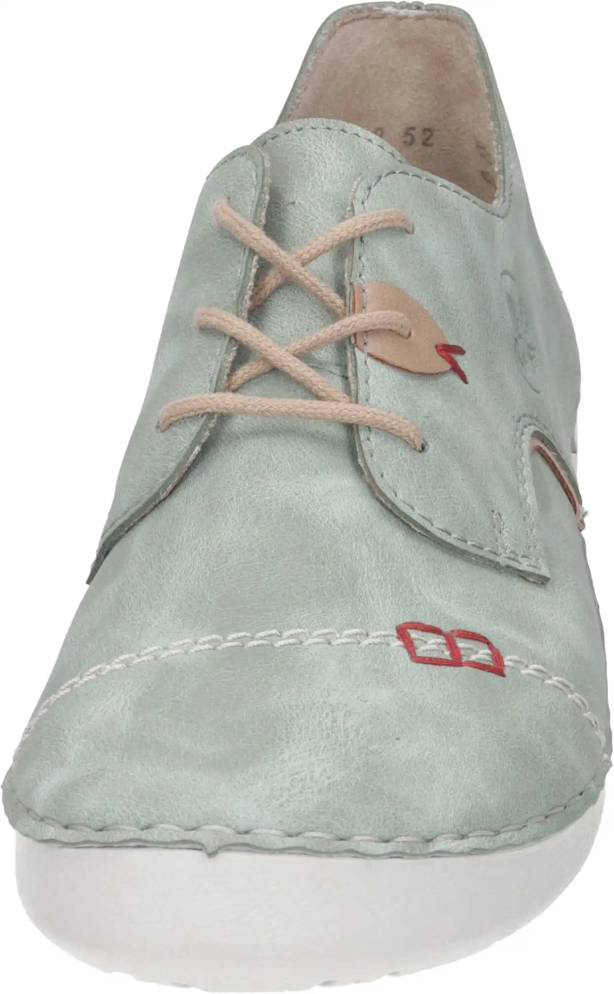 Rieker Schnürschuhe In Mint/beige 5 Rieker Schnürschuhe In Mint/beige – Bild 3