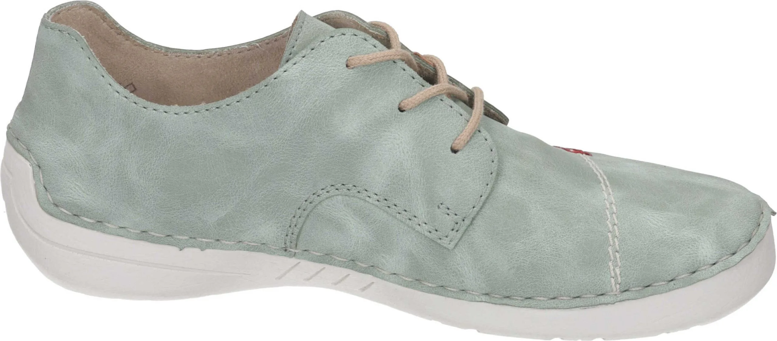 Rieker Schnürschuhe In Mint/beige 6 Rieker Schnürschuhe In Mint/beige – Bild 4