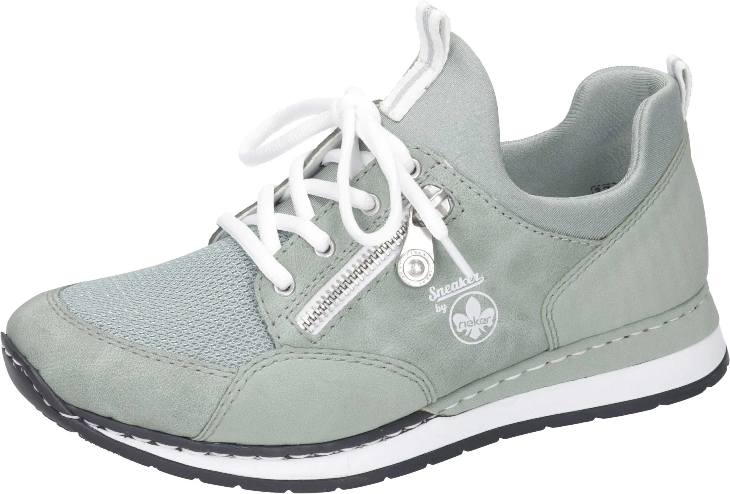 Rieker Schnürschuhe In Mint/mint/lindgruen/perlcreme 3 Rieker Schnürschuhe In Mint/mint/lindgruen/perlcreme
