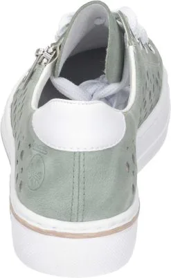 Rieker Schnürschuhe In Mint/weiss 12 Rieker Schnürschuhe In Mint/weiss -Rieker rieker schnurschuhe in mint weiss 4