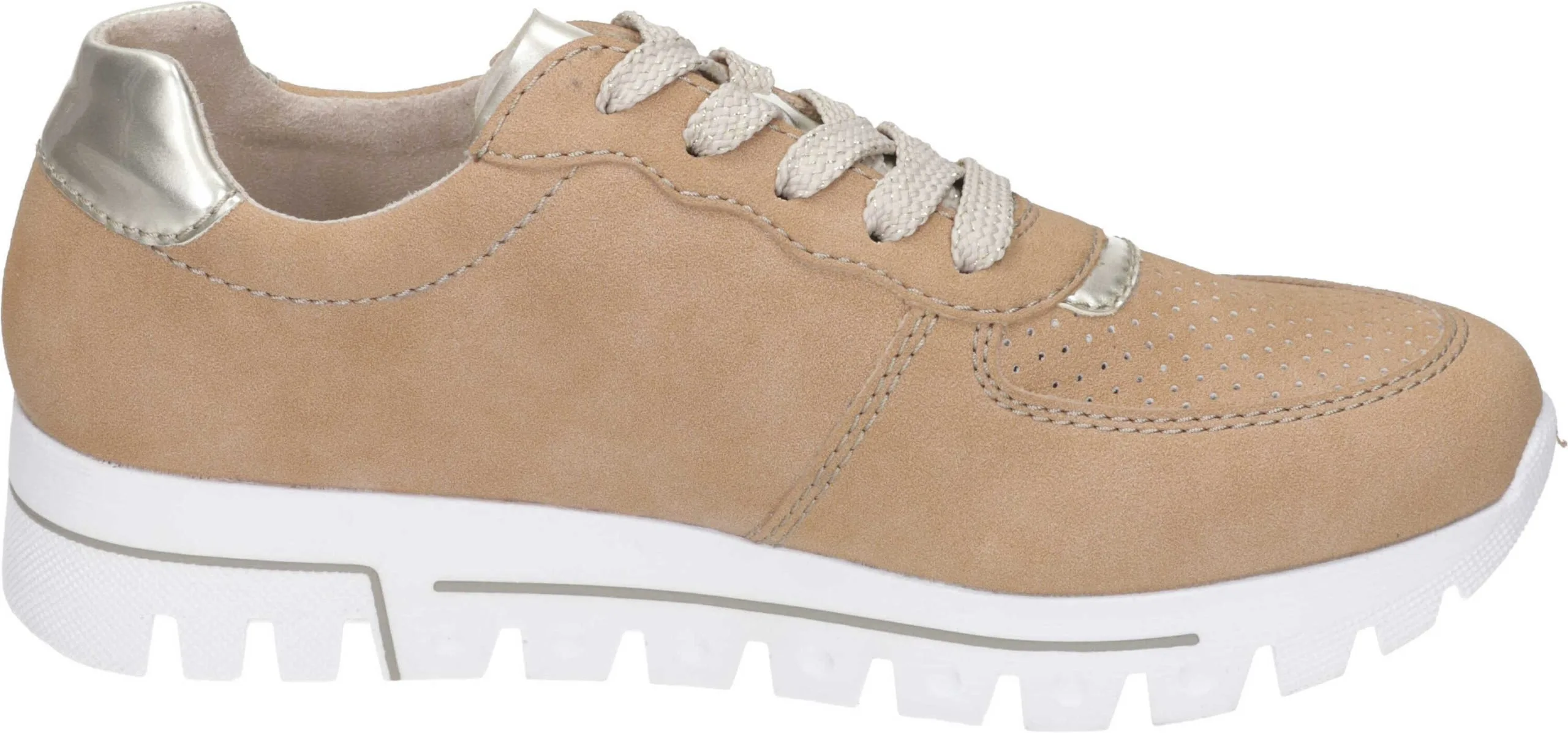 Rieker Schnürschuhe In Nude/gold 6 Rieker Schnürschuhe In Nude/gold – Bild 4