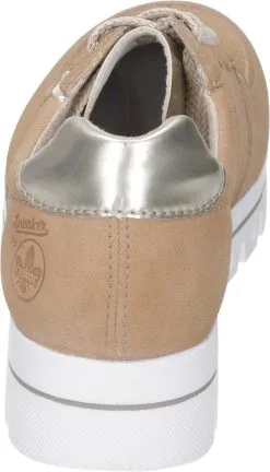 Rieker Schnürschuhe In Nude/gold 12 Rieker Schnürschuhe In Nude/gold -Rieker rieker schnurschuhe in nude gold 4