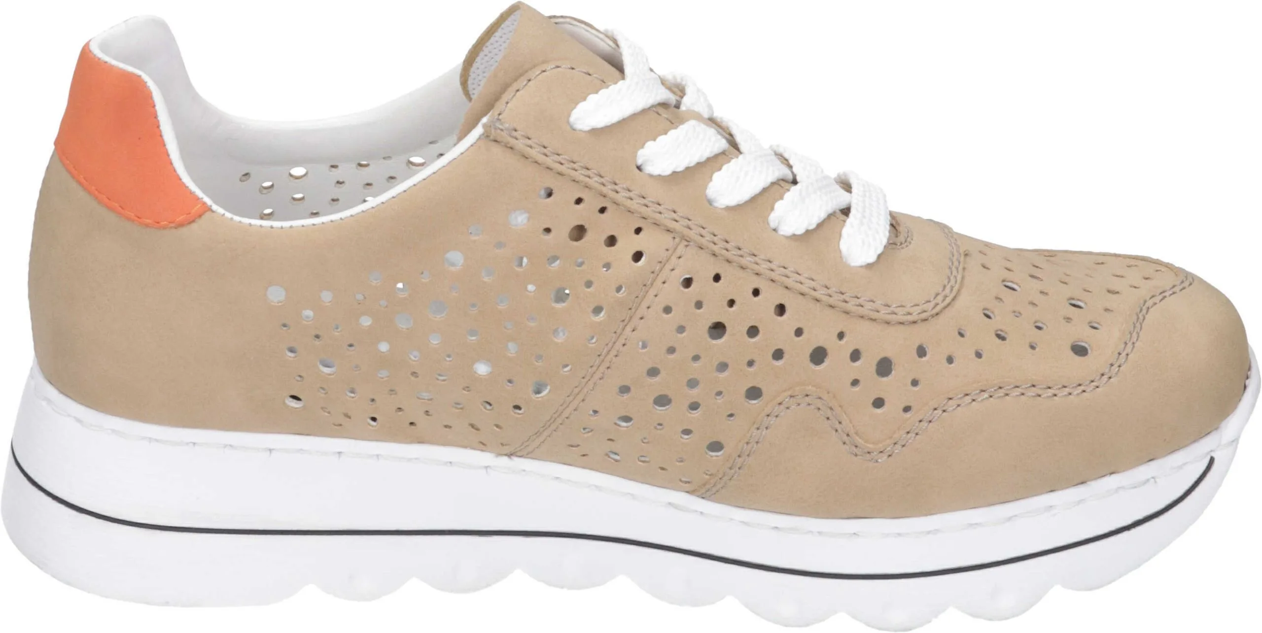 Rieker Schnürschuhe In Sand/orange 6 Rieker Schnürschuhe In Sand/orange – Bild 4