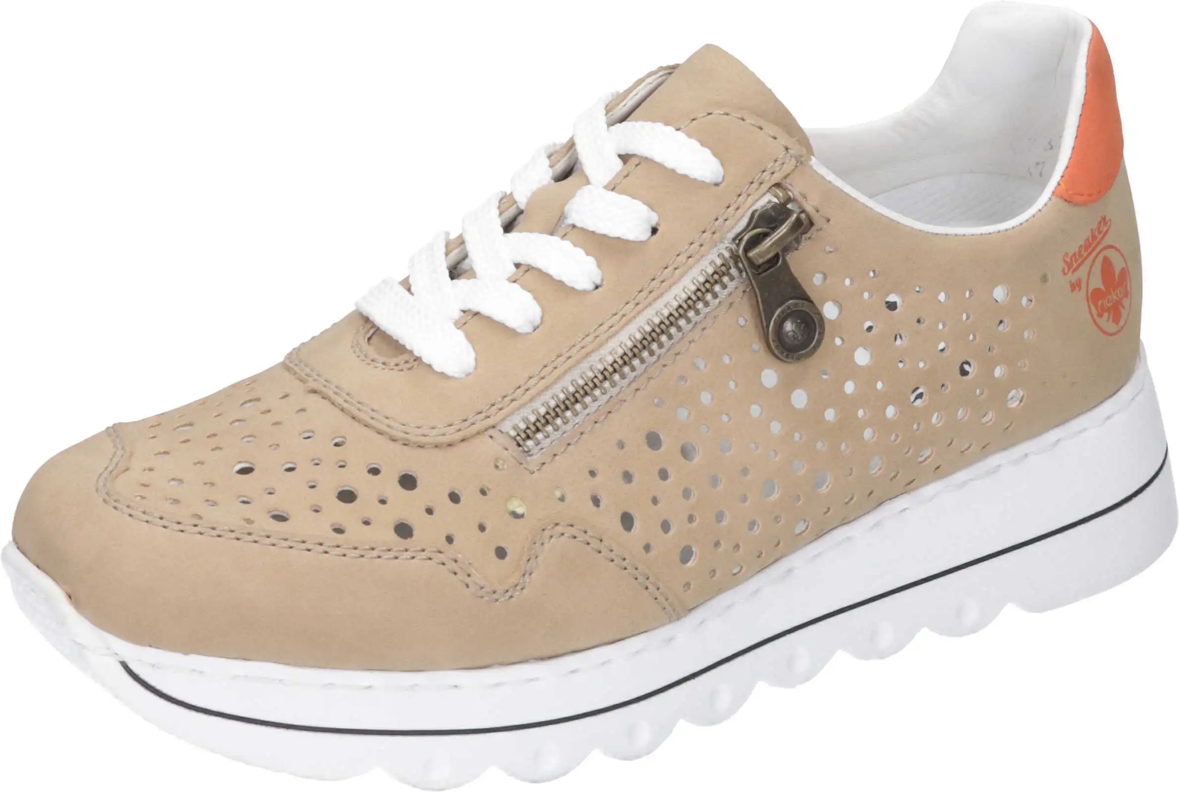 Rieker Schnürschuhe In Sand/orange 3 Rieker Schnürschuhe In Sand/orange