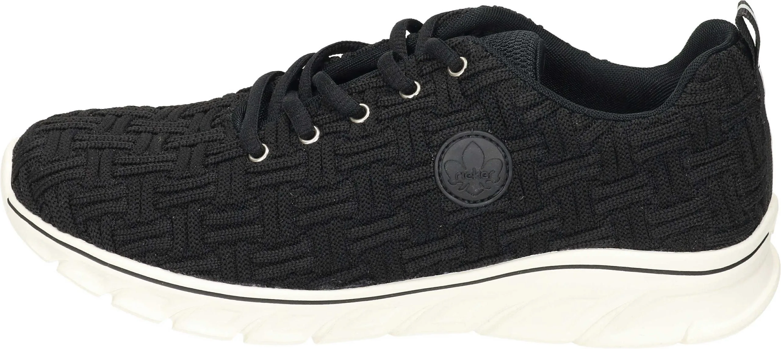 Rieker Schnürschuhe In Schwarz/schwarz 4 Rieker Schnürschuhe In Schwarz/schwarz – Bild 2