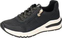 Rieker Schnürschuhe In Schwarz/schwarz/black