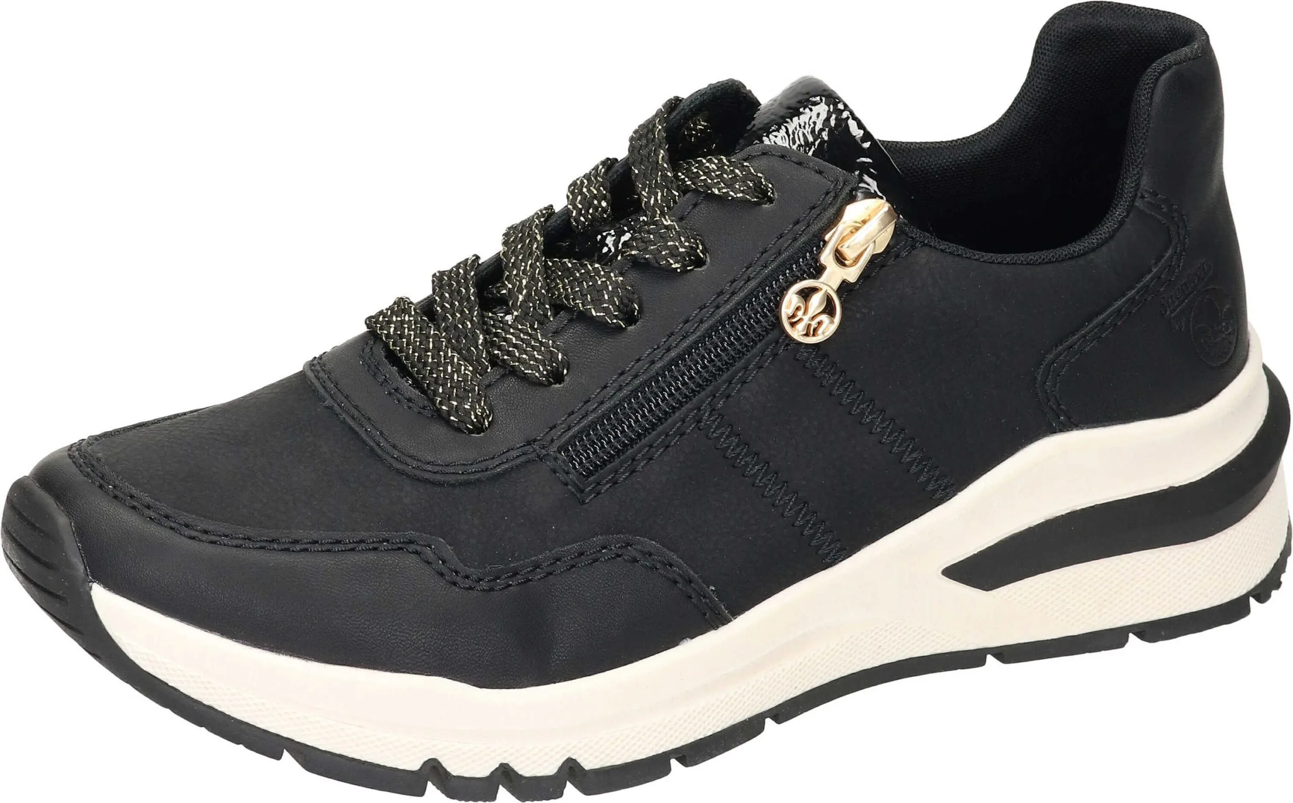 Rieker Schnürschuhe In Schwarz/schwarz/black 3 Rieker Schnürschuhe In Schwarz/schwarz/black