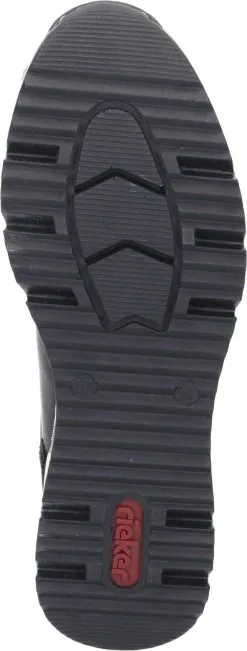 Rieker Schnürschuhe In Schwarz/schwarz-bronze/schwarz -Rieker rieker schnurschuhe in schwarz schwarz bronze schwarz 5