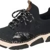 Rieker Schnürschuhe In Schwarz/schwarz/schwarz 1 Rieker Schnürschuhe In Schwarz/schwarz/schwarz -Rieker rieker schnurschuhe in schwarz schwarz schwarz