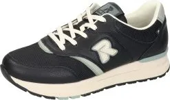 Rieker Schnürschuhe In Schwarz/schwarz/wavelite/crema