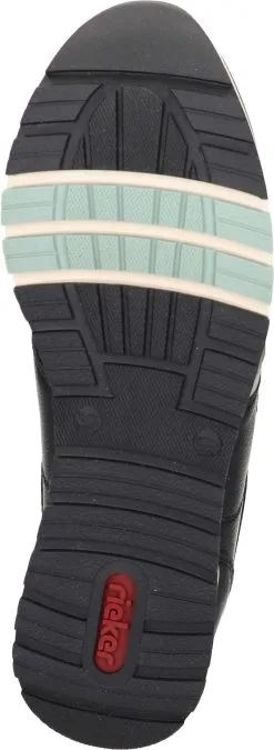 Rieker Schnürschuhe In Schwarz/schwarz/wavelite/crema 13 Rieker Schnürschuhe In Schwarz/schwarz/wavelite/crema -Rieker rieker schnurschuhe in schwarz schwarz wavelite crema 5