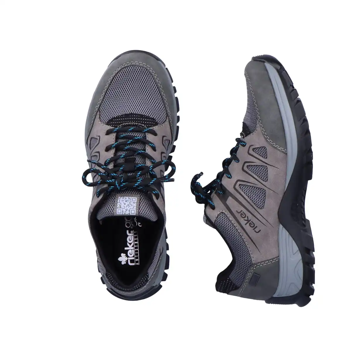 Rieker Schnürschuhe In Smoke/blei/grey/black 6 Rieker Schnürschuhe In Smoke/blei/grey/black – Bild 4