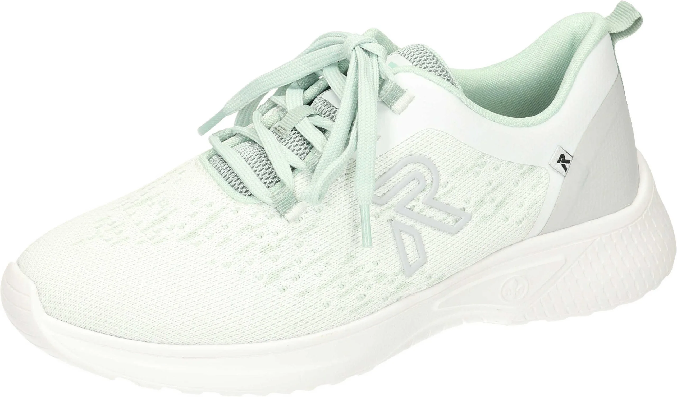 Rieker Schnürschuhe In Weiss-palecyan/bianco/quarz/mint 3 Rieker Schnürschuhe In Weiss-palecyan/bianco/quarz/mint