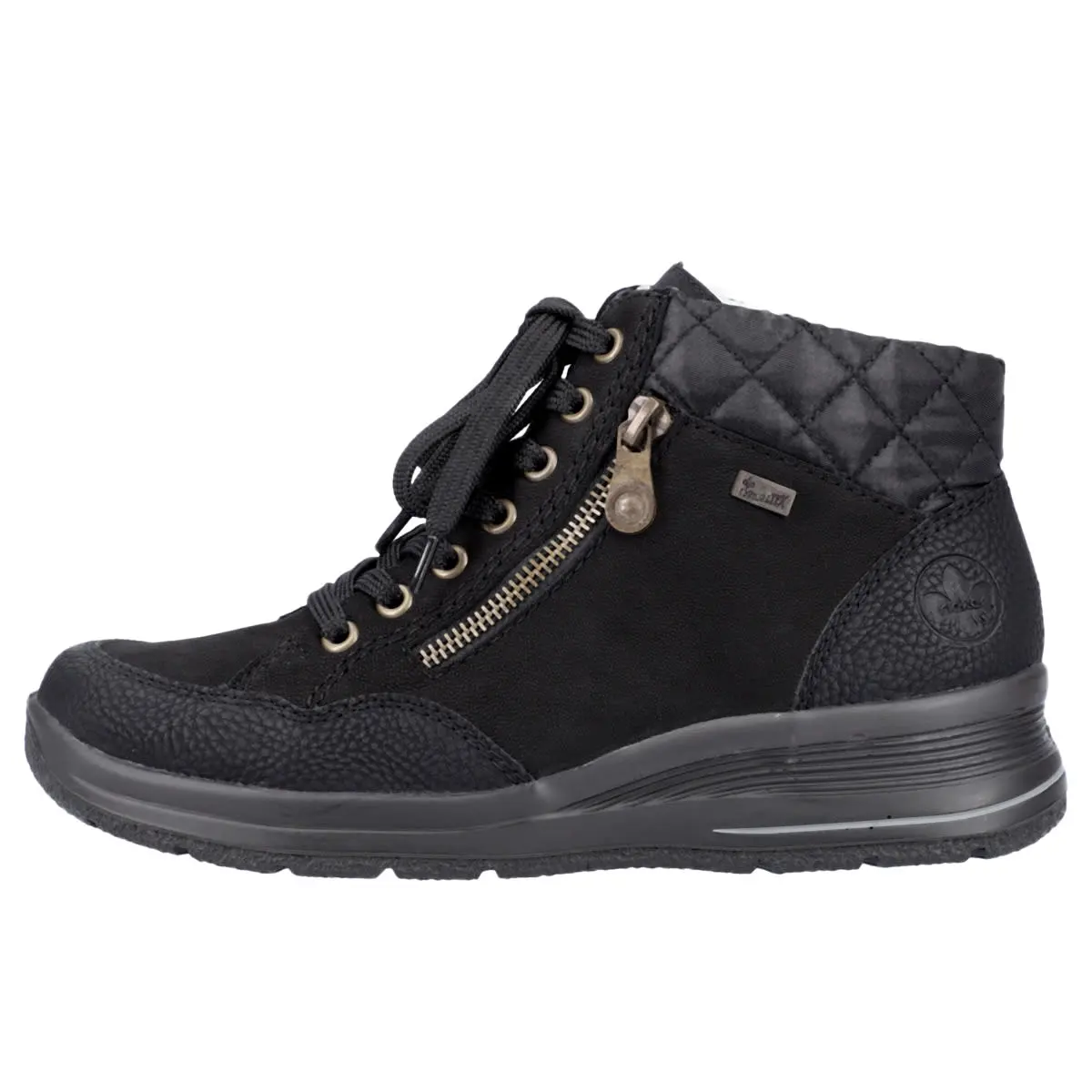 Rieker Schnürschuhe L7701 In Schwarz 3 Rieker Schnürschuhe L7701 In Schwarz