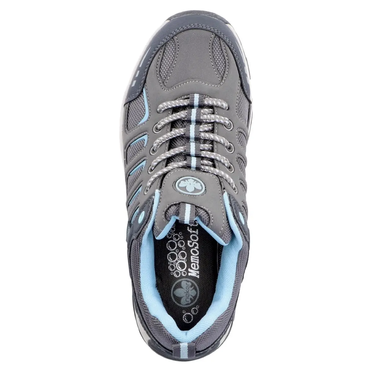 Rieker Schnürschuhe N8820 In Grau 4 Rieker Schnürschuhe N8820 In Grau – Bild 2