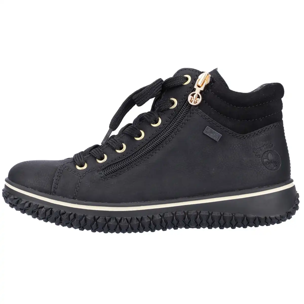 Rieker Schnürschuhe Z4263 In Schwarz 3 Rieker Schnürschuhe Z4263 In Schwarz