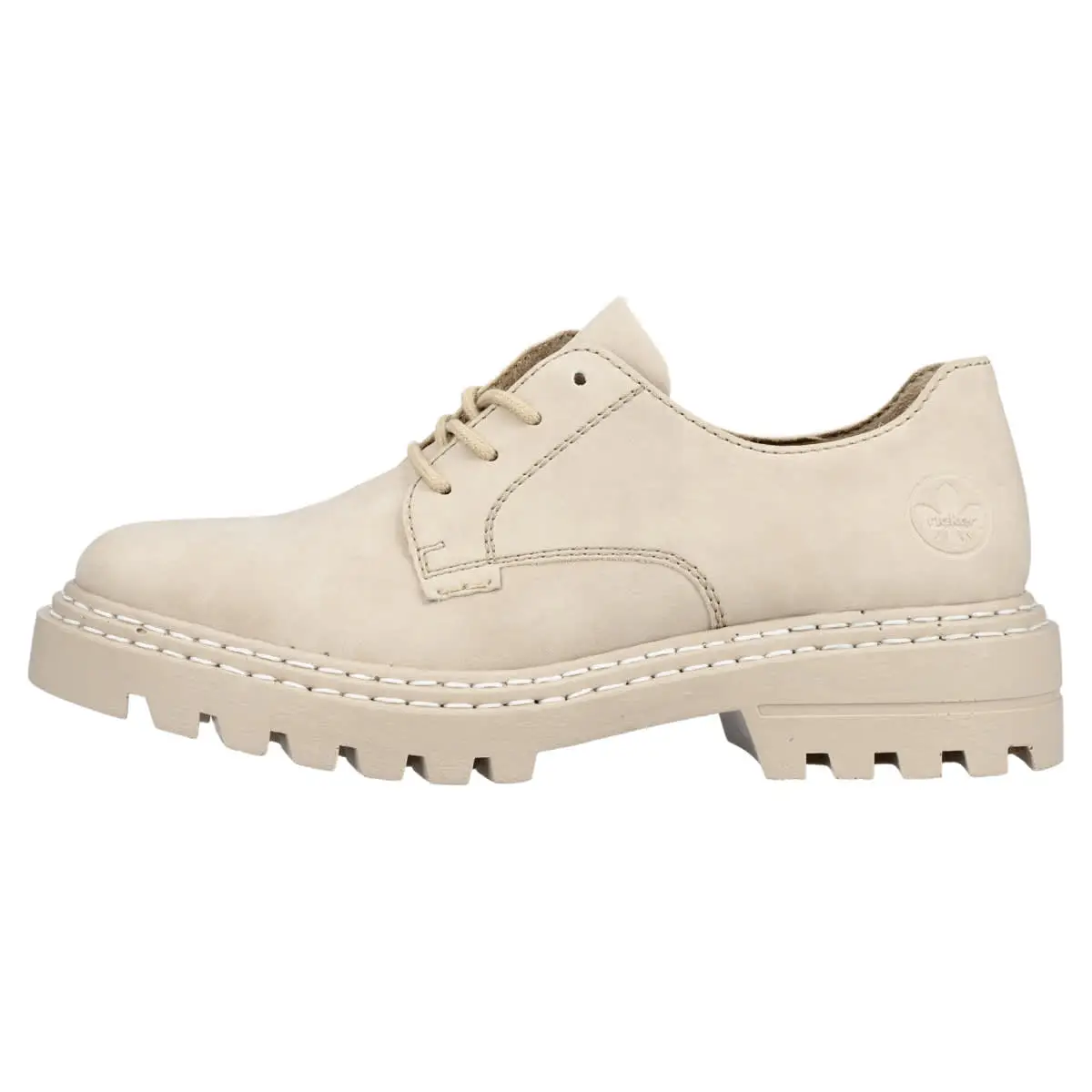 Rieker Schnürschuhe Z9610 In Creme 3 Rieker Schnürschuhe Z9610 In Creme