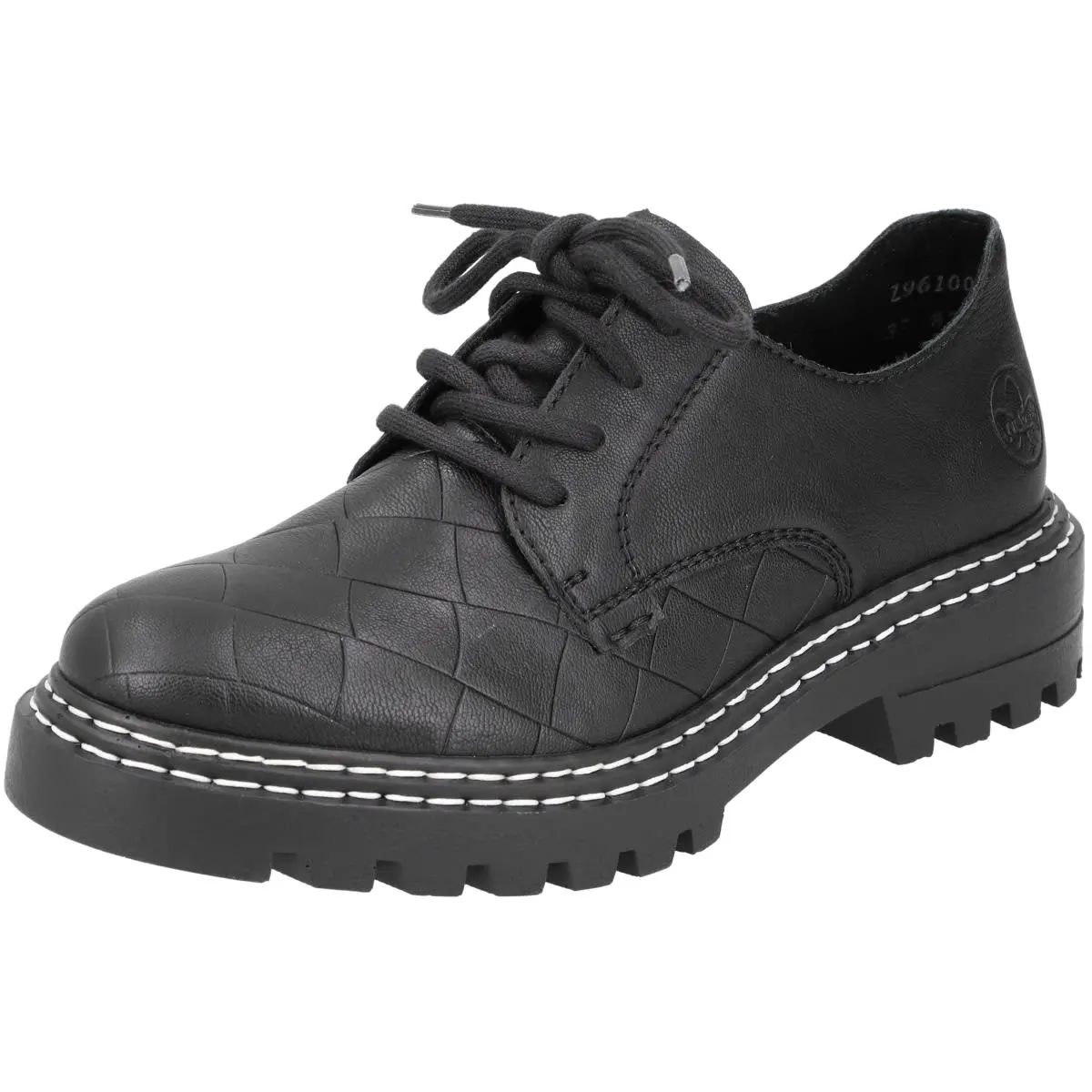 Rieker Schnürschuhe Z9610 In Schwarz 6 Rieker Schnürschuhe Z9610 In Schwarz – Bild 4