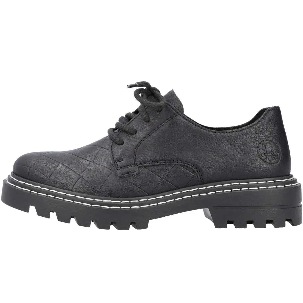 Rieker Schnürschuhe Z9610 In Schwarz 3 Rieker Schnürschuhe Z9610 In Schwarz