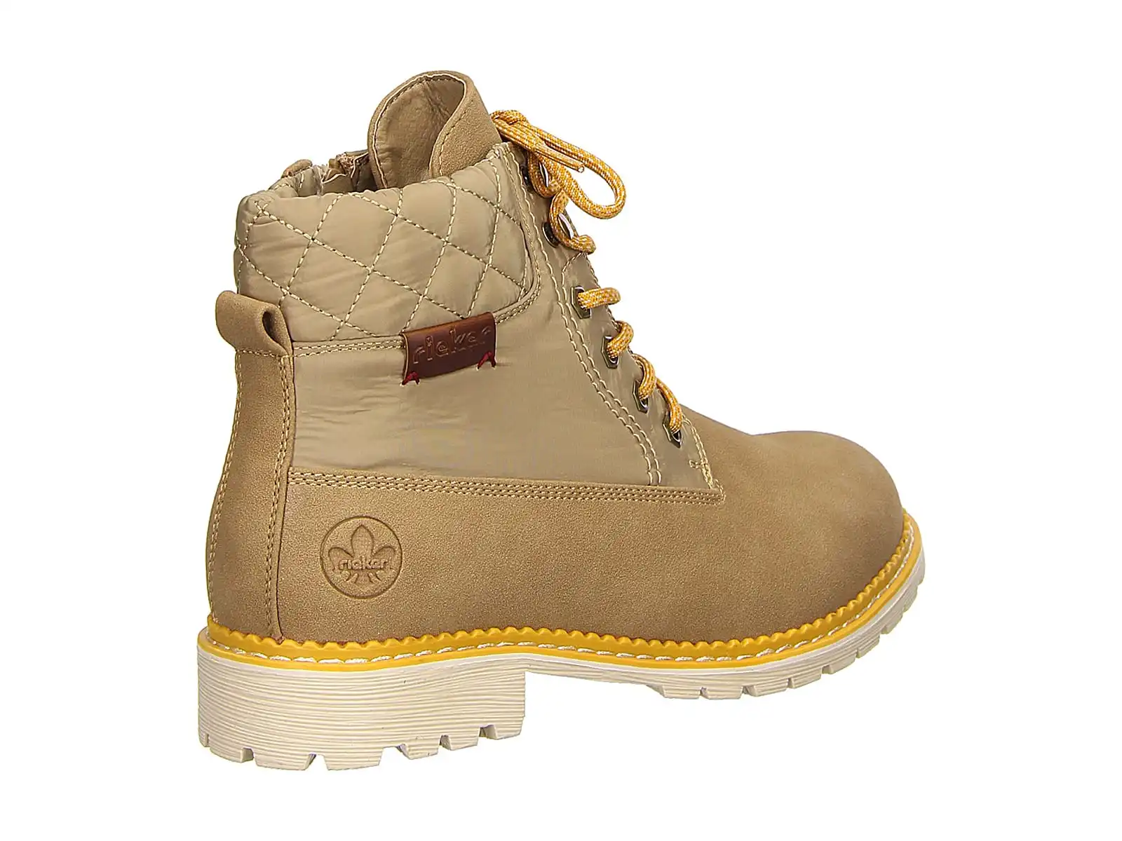Rieker Schnürstiefel In Beige 4 Rieker Schnürstiefel In Beige – Bild 2